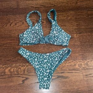 Green SHEIN Bikini